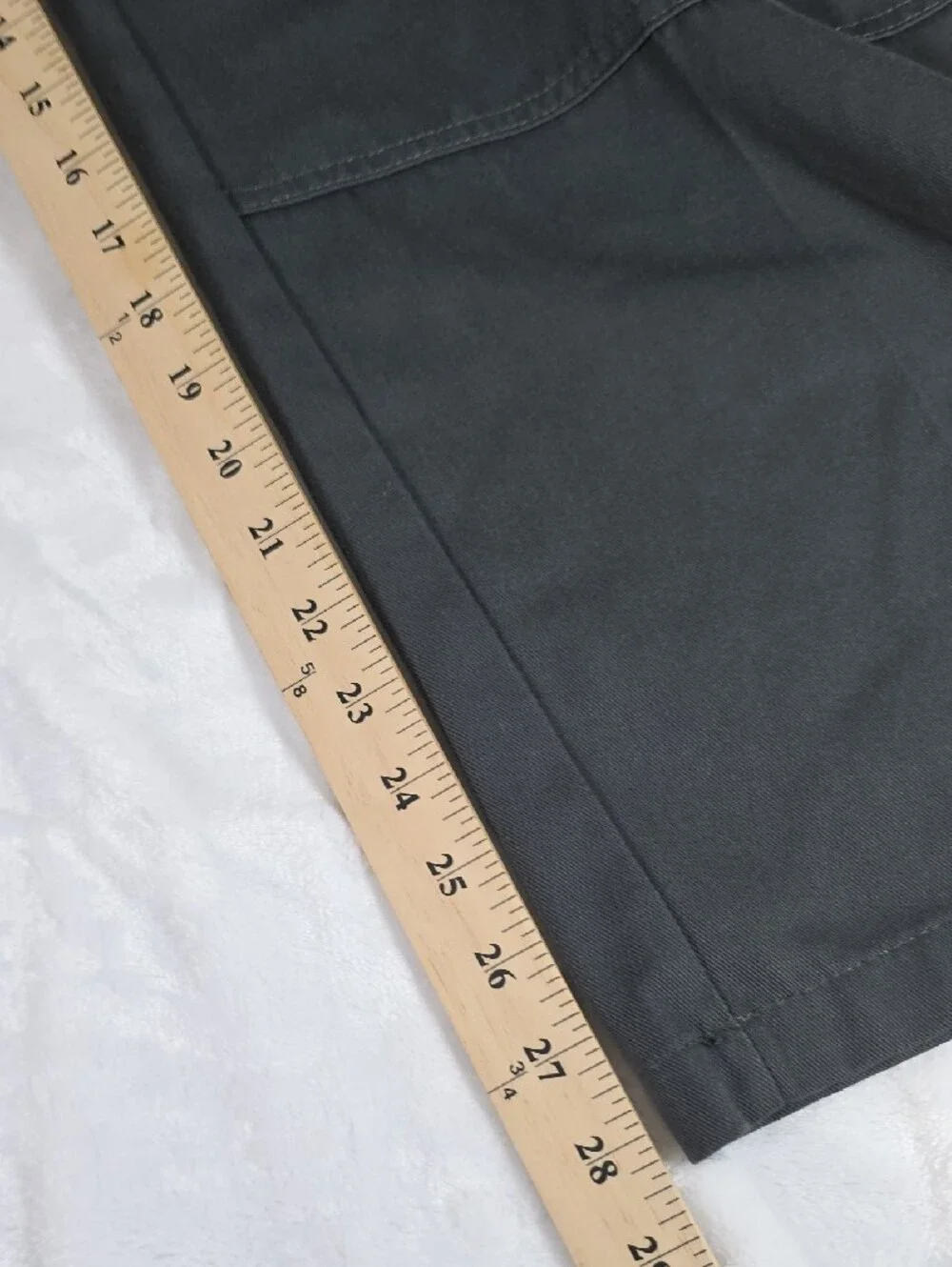 Dickies Men’s Charcoal Straight-Leg Work Chinos Sieze 46x30